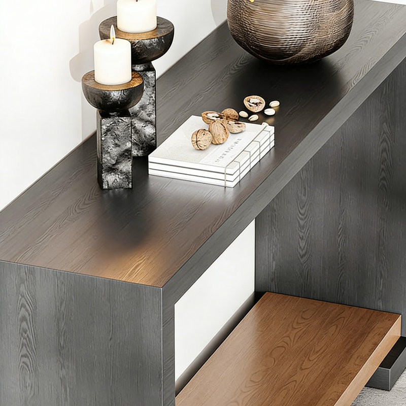 Console Retro, 29.53" H x 78.74" W x 13.78" D