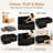 105" Boneless L-Shape Sectional, 3 Seat Oversized Couch with Corduroy Fabric for Living Room, No Assembly Required, Black-317436432