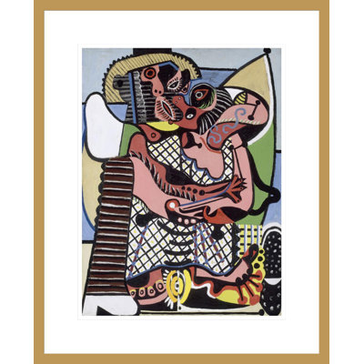 «Le baiser» par Pablo Picasso, impression giclée sur cadre