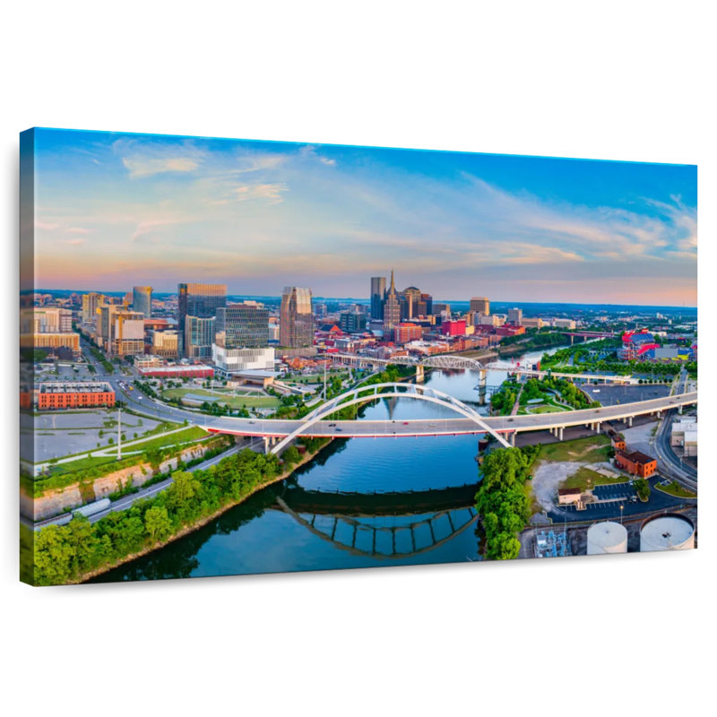 Nicci Nashville Skyline, 8" H x 12" W