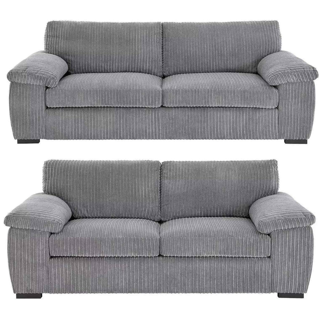 Soft Jambo Cord 3 and 2 Seater Sofa Set for Modern Living Room