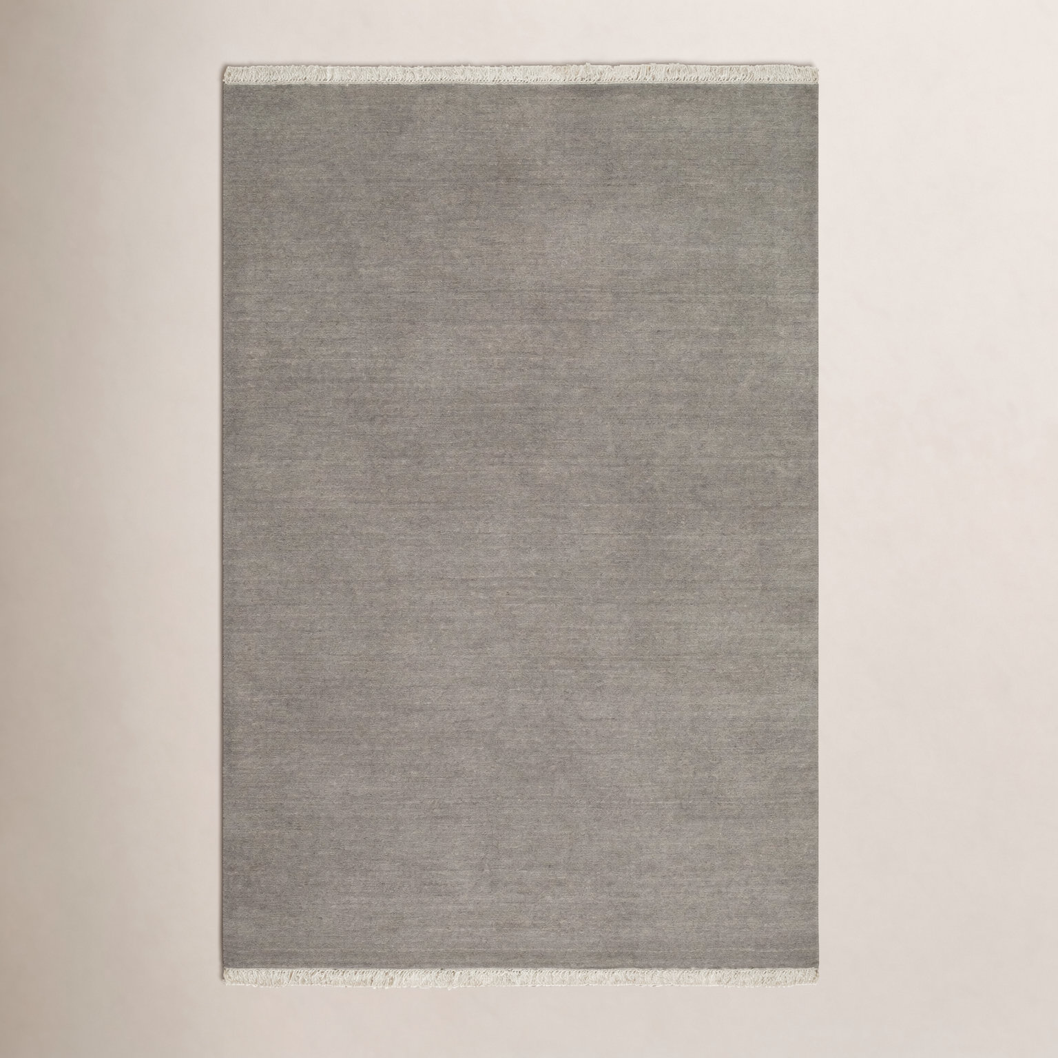Clio Hand-Loomed Beige Wool Rug, Runner 2'6" x 8'