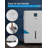 50 Pints Per Day Console Dehumidifier With Built-In Pump For Rooms Up To 4500 Sq. Ft.-97119374