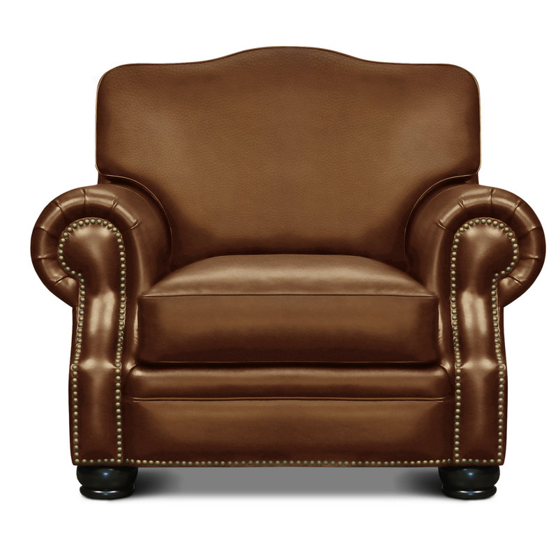 Royale Leather Club Chair, Saddle (Maestro Artisano), Yes, Espresso
