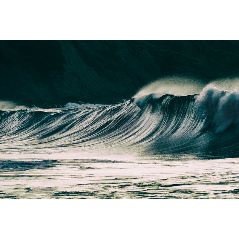 Big Wave Breaking - Wrapped Canvas Print, 20cm H x 30cm W x 3.8cm D