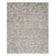Talon Geometric Hand-Knotted Wool Area Rug in Gray/Brown