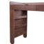 Coiffeuse en noyer 31 avec miroir caché, éclairage à DEL 3 couleurs et rangement rétractable pour l'organisation à domicile-1882281902