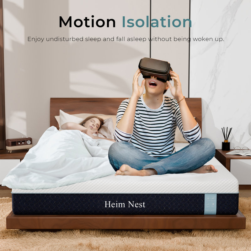 12'' Medium-Firm Memory Foam Mattress, King