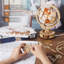 Annmaria Wood Tabletop Globe
