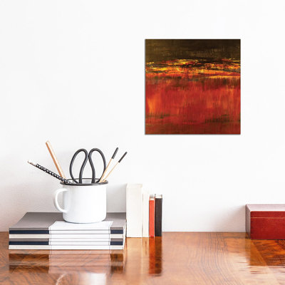 Molten Lava by Liz Jardine - Wrapped Canvas Painting