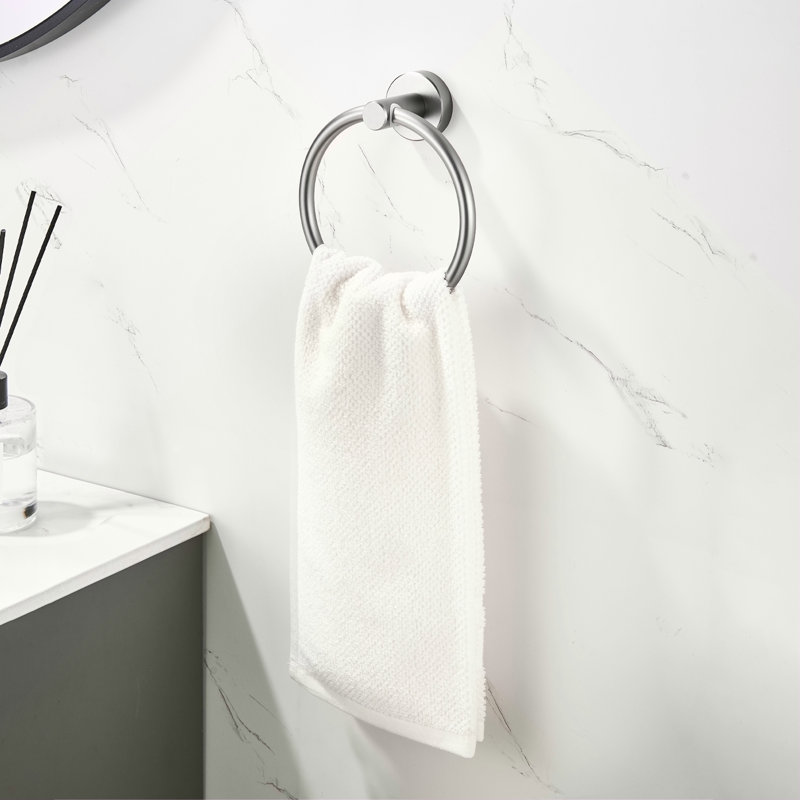 Anneau à serviette gris pistolet