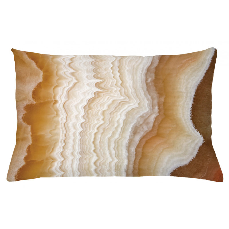 Marble Indoor / Outdoor Lumbar Pillow Cover, 16" x 26"