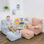Fauteuil confortable et repose-pieds-98616274