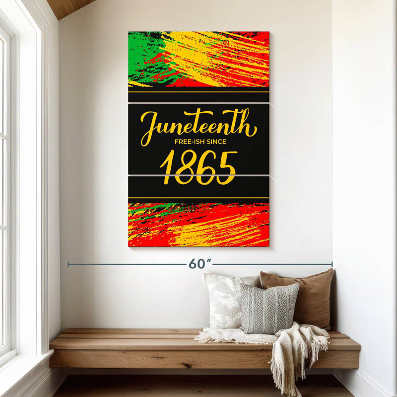 Lelend Celebrate Juneteenth, 50" H x 32" W