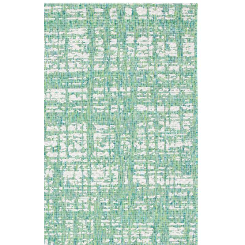Lovise Performance Abstract Indoor/Outdoor Area Rug, Rectangle 2'7" x 5'