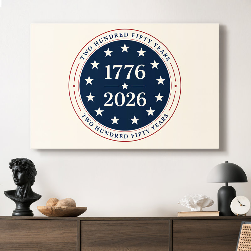 Deux cent cinq cent ans - Toile tendue avec châssis - prête à être accrochée, 24 po x 36 po