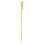 Restaurantware-5.9 Inch Paddle Bamboo Skewers, 100 Sturdy Disposable Bamboo Food Picks - Sturdy, Paddle Head, Bamboo Appetizer Picks, Sustainable, For Serving Appetizers and Cocktail Garnishes