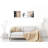 Elegant Decorative Canvas Painting Set (3 Pieces), Gold & Black, 11.8 x 11.8 inches Each | 50% Cotton / 50% Polyester with 100% Wooden Frames (Thickness: 0.8 inches) | Stunning Wall Art for Modern Home Décor
