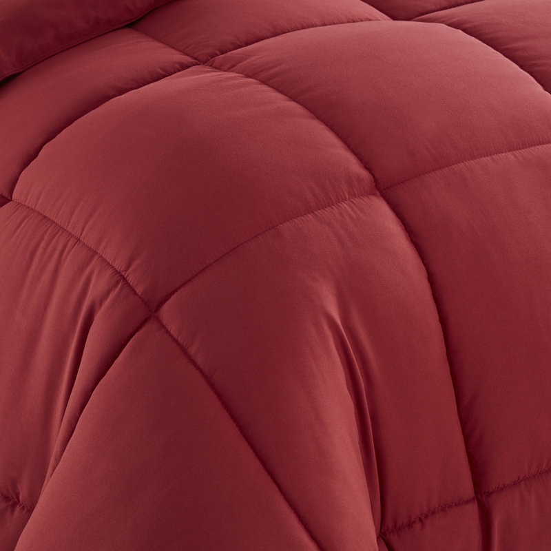 Ensemble d'édredon et de draps de couleur unie toutes saisons pour lit dans un sac 5 pièces / 7 pièces par Sweet Home Collection