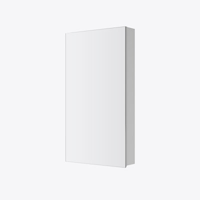 Armoire à pharmacie avec cadre à bords biseautés, porte à ouverture droite, l 20 po x H 36 po