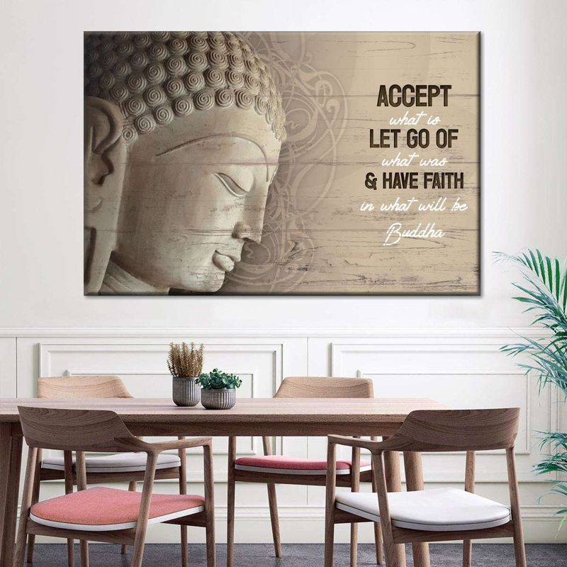 Citation «Have Faith Buddha», H 8 po x l 12 po x P 1 po
