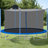 VAMOP Round Backyard Trampoline with Safety Enclosure