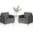 28.7"W Tufted Comfortable Accent Arm Chair-1566343484