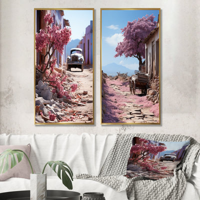«Urban Cuban Car Heritage», ensemble de 2 reproductions d'art mural