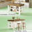 Versatile Kitchen Island With Large Countertop And Double Shelves For Ample Storage And Farmhouse Charm