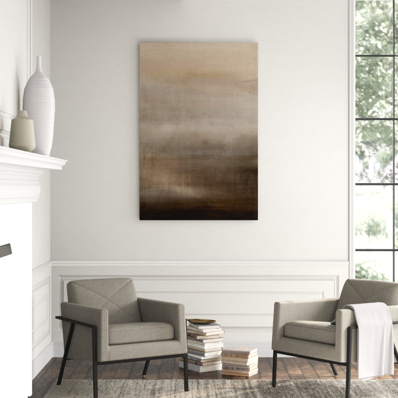 Atlantic Plains Print by James McAllen, Knife Gel, 81" H x 54" W