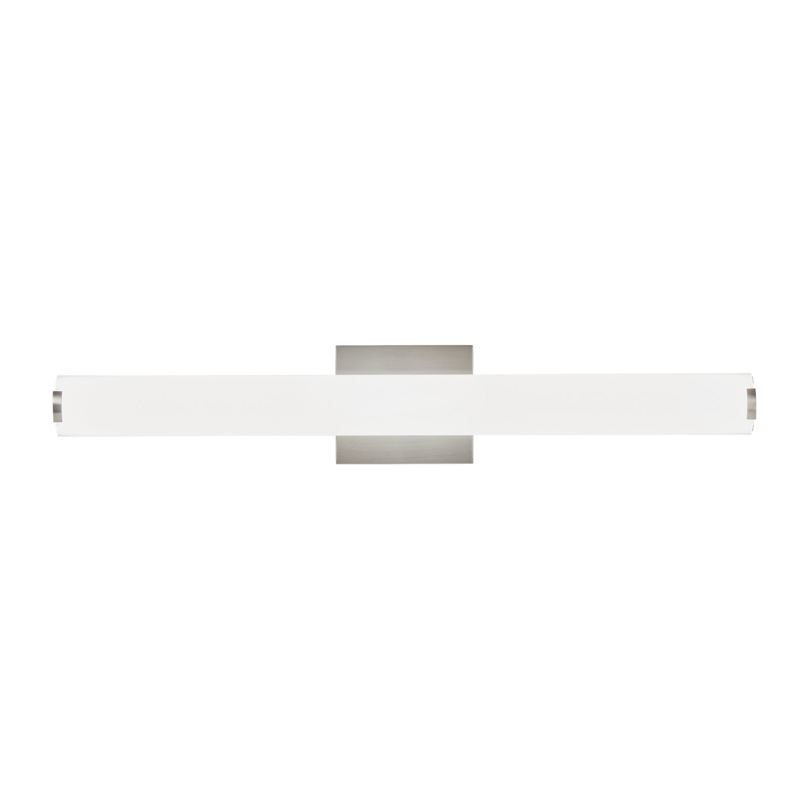 Finn Single Dimmable LED Bath Bar, Satin Nickel, 3000