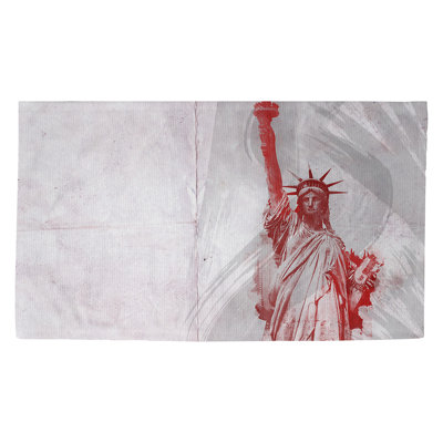Tapis d’intérieur pour porte de liberté aquarelle statue of liberty Seibert