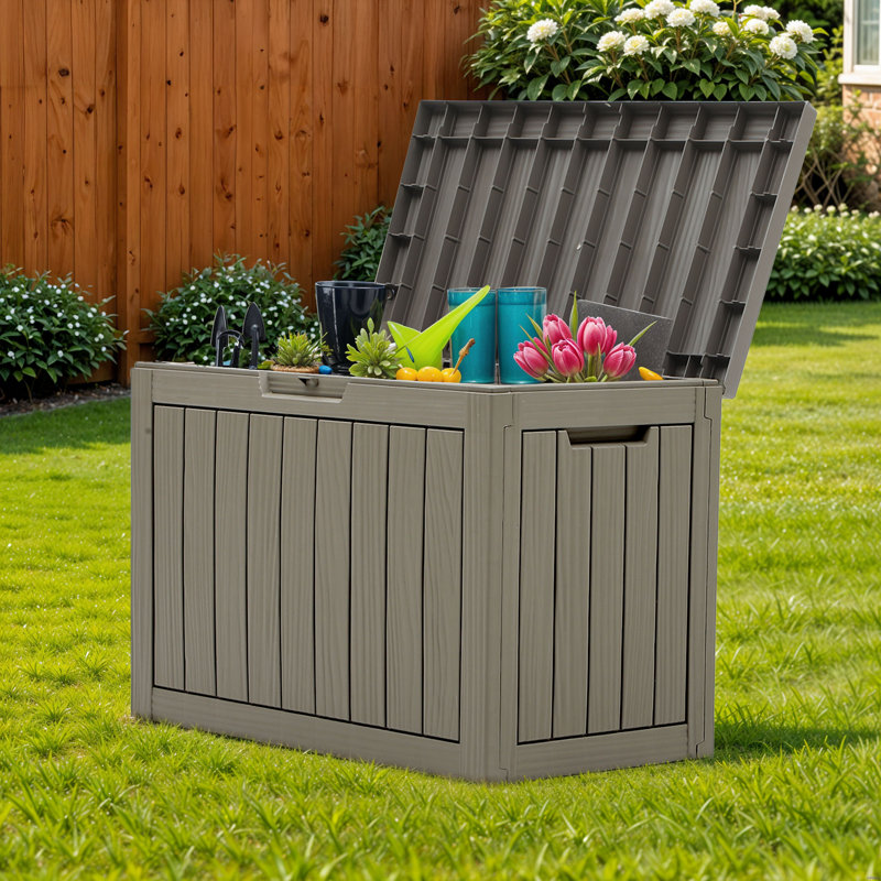 45 Gallon Deck Box, Brown