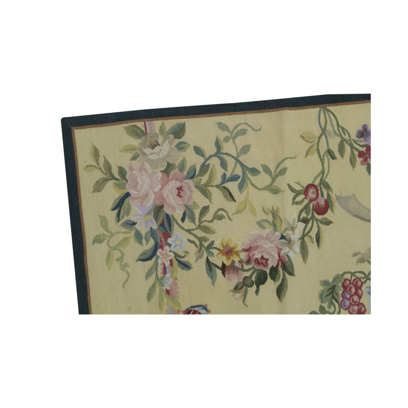Hand-Knotted High-Quality Gray and Red Area Rug