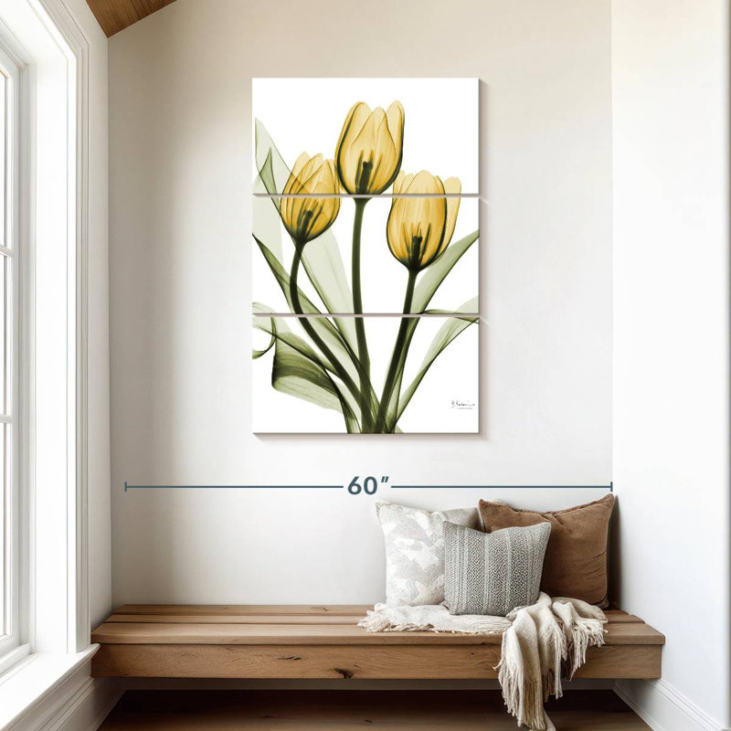 Bouquet de tulipes dorées Harnek, H 45 po x l 28 po