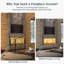 Derrion 3 Panel Iron Fireplace Screen