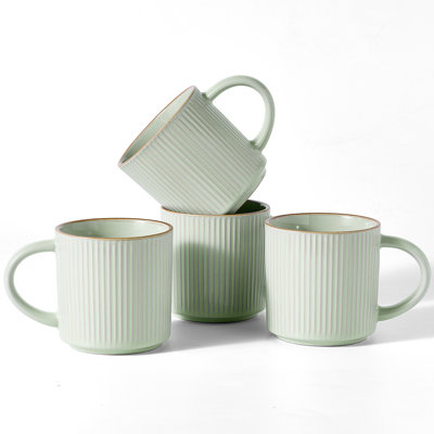 12 Oz Coffee Mugs, Set Of 4
