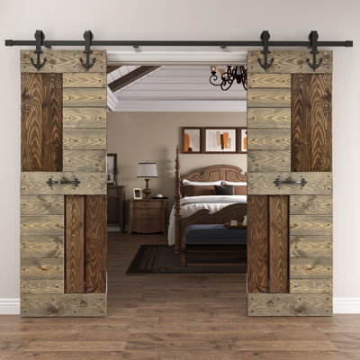 Porte de grange coulissante double S Series