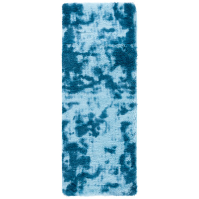 Zahrya Shag Performance Abstract Rug