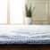 Holden Wool Chevron Area Rug in Navy/Light Blue/White