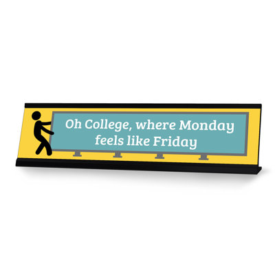 Enseigne de bureau Oh College