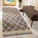 Alfread Natural Fiber Hand Loomed Jute/Cotton Geometric Rug in Natural/Gray
