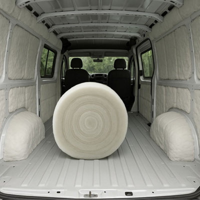 MHG Textiles Campervan Insulation Roll – Non-Itch Polyester Thermal Van Lining, Easy DIY Install For Campervans & Caravans