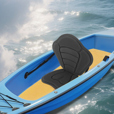 Siège de kayak ajustable et pliable avec dossier rembourré pour planche à rame et bateau de pêche