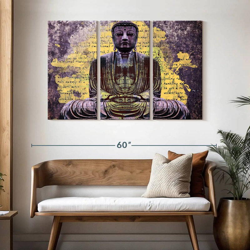 Adella Ponder Buddha, 32" H x 50" W