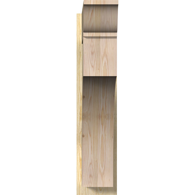 Persienne en bois Westlake, Sapin Douglas de 8 po (sciage brut), P 30 po x H 36 po