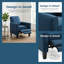 Fauteuil inclinable élégant à profil bas | Confort peu encombrant | Design contemporain pour petits espaces et appartements