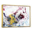 Art liquide jaune et rouge - reproduction sur toile-67331306-67331310