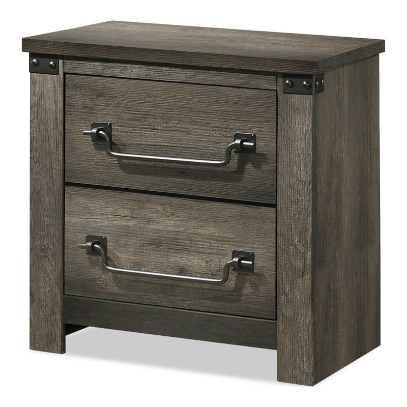 Table de chevet 2 tiroirs Brien