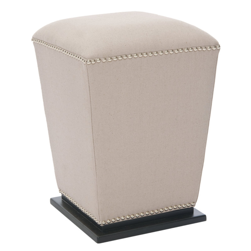 Repose-pieds carré Maiden, Taupe